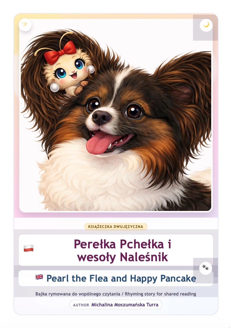 Book cover for Perełka Pchełka i wesoły Naleśnik - English