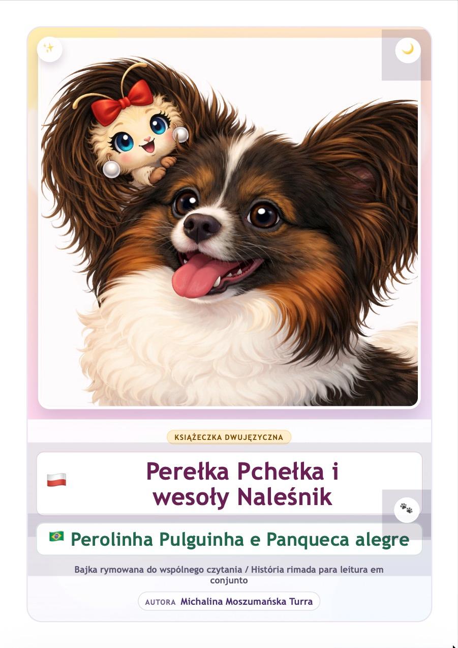 Book cover for Perełka Pchełka i wesoły Naleśnik - Portuguese